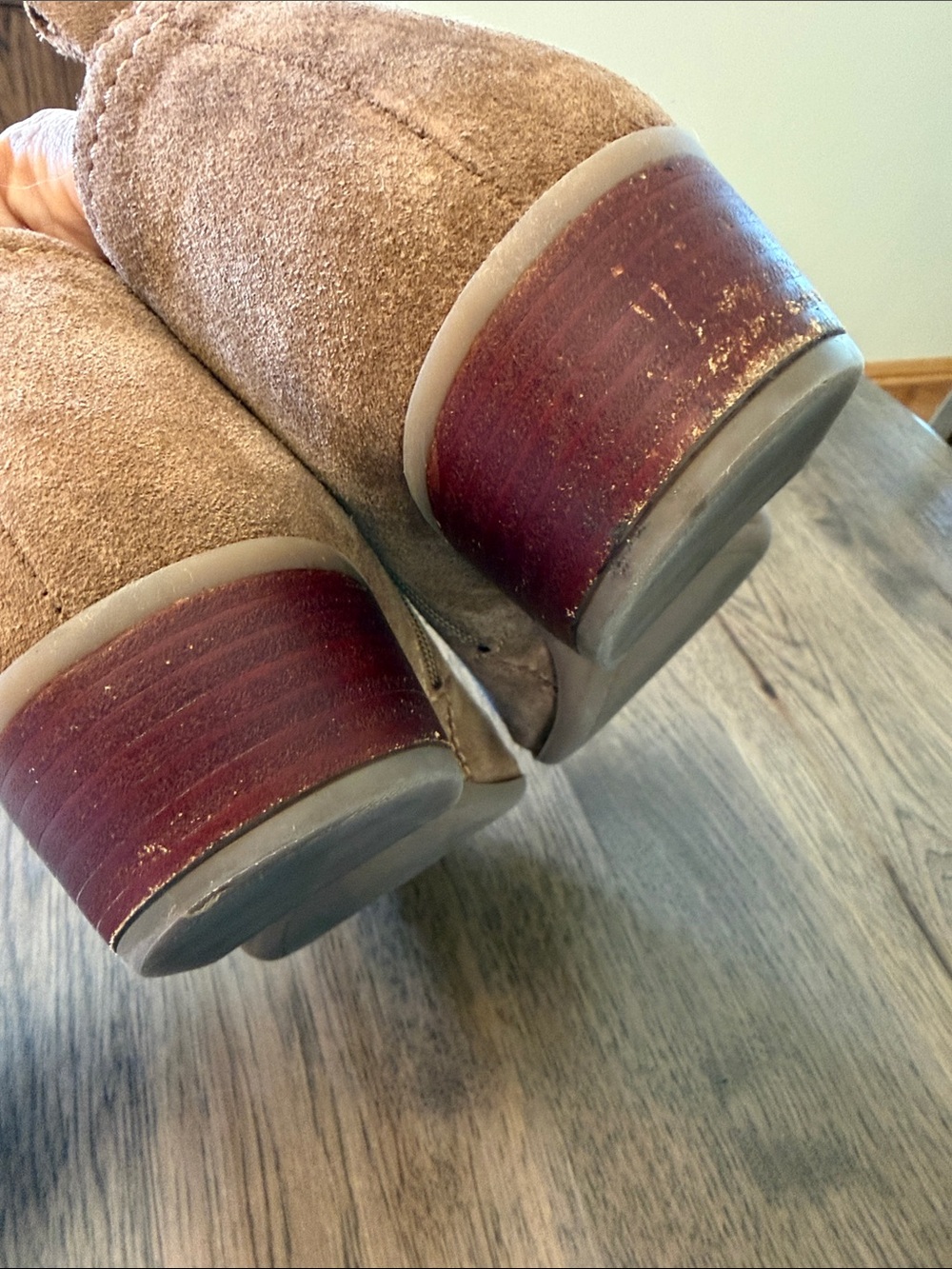 Dibs Women's Size 10 Tan Booties - Picture 12 of 14